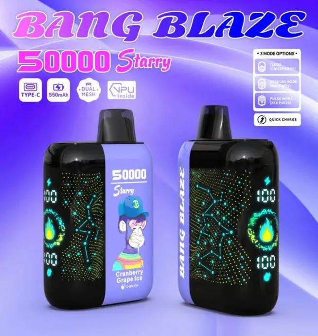 Bang Blaze Starry 50000 Puffs best