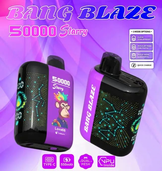 Bang Blaze Starry 50000 Puffs factory